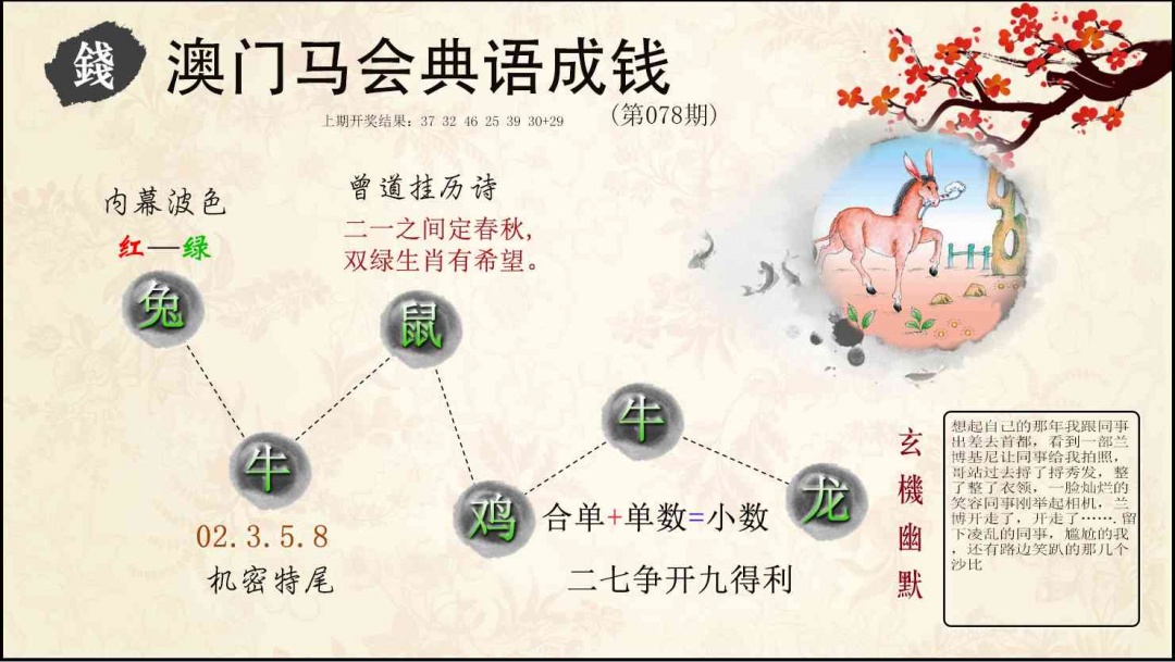 078期典语成钱[图]